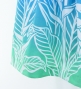 Hula Pa'u Skirt with Bird of Paradise Print / Aqua & Royal /G2939