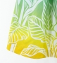 Hula Pa'u Skirt with Bird of Paradise Print / Yellow & Brown /G2941