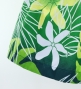 Hula Pa'u Skirt with Tiare Print / Green & Yellow /G2965