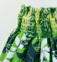 Hula Pa'u Skirt with Tiare Print / Green & Yellow /G2965