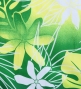 Hula Pa'u Skirt with Tiare Print / Green & Yellow /G2965