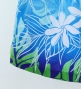 Hula Pa'u Skirt with Tiare Print / Purple & Green /G2967