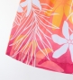 Hula Pa'u Skirt with Tiare Print / Fuchsia & Pink /G2969