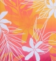 Hula Pa'u Skirt with Tiare Print / Fuchsia & Pink /G2969