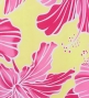 Hula Pa'u Skirt with Hibiscus Print / Yellow & Pink /G2973