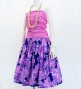Hula Pa'u Skirt with Hibiscus Print / Purple /G2981