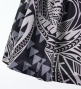 Hula Pa'u Skirt with Kahiko Print / Black /G2983