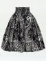 Hula Pa'u Skirt with Kahiko Print / Black /G2983