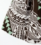 Hula Pa'u Skirt with Kahiko Print / Brown /G2985