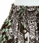 Hula Pa'u Skirt with Kahiko Print / Brown /G2985
