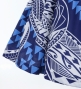Hula Pa'u Skirt with Kahiko Print / Royal /G2987
