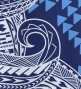 Hula Pa'u Skirt with Kahiko Print / Royal /G2987