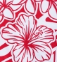 Hula Pa'u Skirt with Kahiko Print / White & Red /G2997