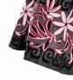 Hula Pa'u Skirt with Tiare Print / Black /J3005