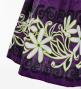 Hula Pa'u Skirt with Tiare Print / Purple /J3007