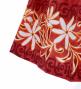 Hula Pa'u Skirt with Tiare Print / Red /G3009