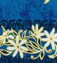 Hula Pa'u Skirt with Tiare Print / Blue /G3011