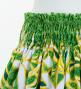Hula Pa'u Skirt with Tiare Print / Green /G3015