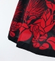 Hula Pa'u Skirt with Lehua Print / Black /J3019