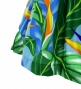 Hula Pa'u Skirt with Bird of Paradise Print / Blue /G3025