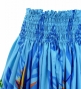 Hula Pa'u Skirt with Bird of Paradise Print / Blue /G3025