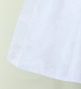 Hula Pa'u Skirt with Plumeria & Hawaiian Leaf Print / White /G3063