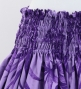 Hula Pa'u Skirt with Plumeria & Hawaiian Leaf Print / Purple /G3067