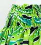 Hula Pa'u Skirt with Monstera Print / Black / G3103
