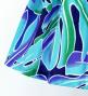 Hula Pa'u Skirt with Monstera Print / Navy / G3109