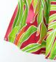 Hula Pa'u Skirt with Monstera Print / Red / G3111