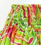 Hula Pa'u Skirt with Monstera Print / Red / G3111