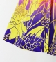 Hula Pa'u Skirt with Ginger Print / Yellow & Purple / G3115