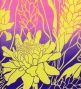 Hula Pa'u Skirt with Ginger Print / Yellow & Purple / G3115