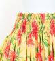 Hula Pa'u Skirt with Hibiscus Print / Yellow / G3121