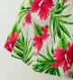 Hula Pa'u Skirt with Hibiscus Print / Natural / G3123