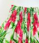 Hula Pa'u Skirt with Hibiscus Print / Natural / G3123