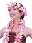 Hula Headband / Plumeria / Pink / J316
