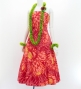 Hula Strapless Midi Dress / Protea / Red / G3180rd