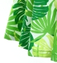 Hula Frilled Pa'u Skirt with Monstera Print / Green / G3231