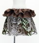 Tahitian Skirt with Kahiko Print / Brown / G3232