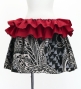 Tahitian Skirt with Kahiko Print / Black / G3233