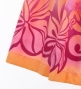 Hula Pa'u Skirt with Hibiscus Print / Yellow & Pink / G3243