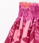 Hula Pa'u Skirt with Hibiscus Print / Yellow & Pink / G3243