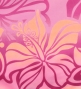Hula Pa'u Skirt with Hibiscus Print / Yellow & Pink / G3243