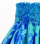 Hula Pa'u Skirt with Hibiscus Print / Yellow & Royal / G3245
