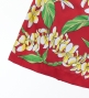 Hula Pa'u Skirt with Plumeria Print / Red / G3247