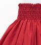 Hula Pa'u Skirt with Plumeria Print / Red / G3247