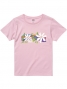 Hula Print T-shirt / Tiare & Kapi'olani / Pink / JT863p