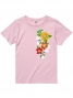 Hula Print T-shirt / Hibiscus / Pink / JT980p