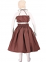 Hula Kids Pa'u Keiki / Solid / Brown / Gc107br